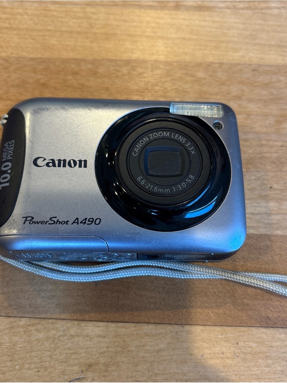 Canon PowerShot A490 10.0MP Digital Camera- Parts Only Unknown
